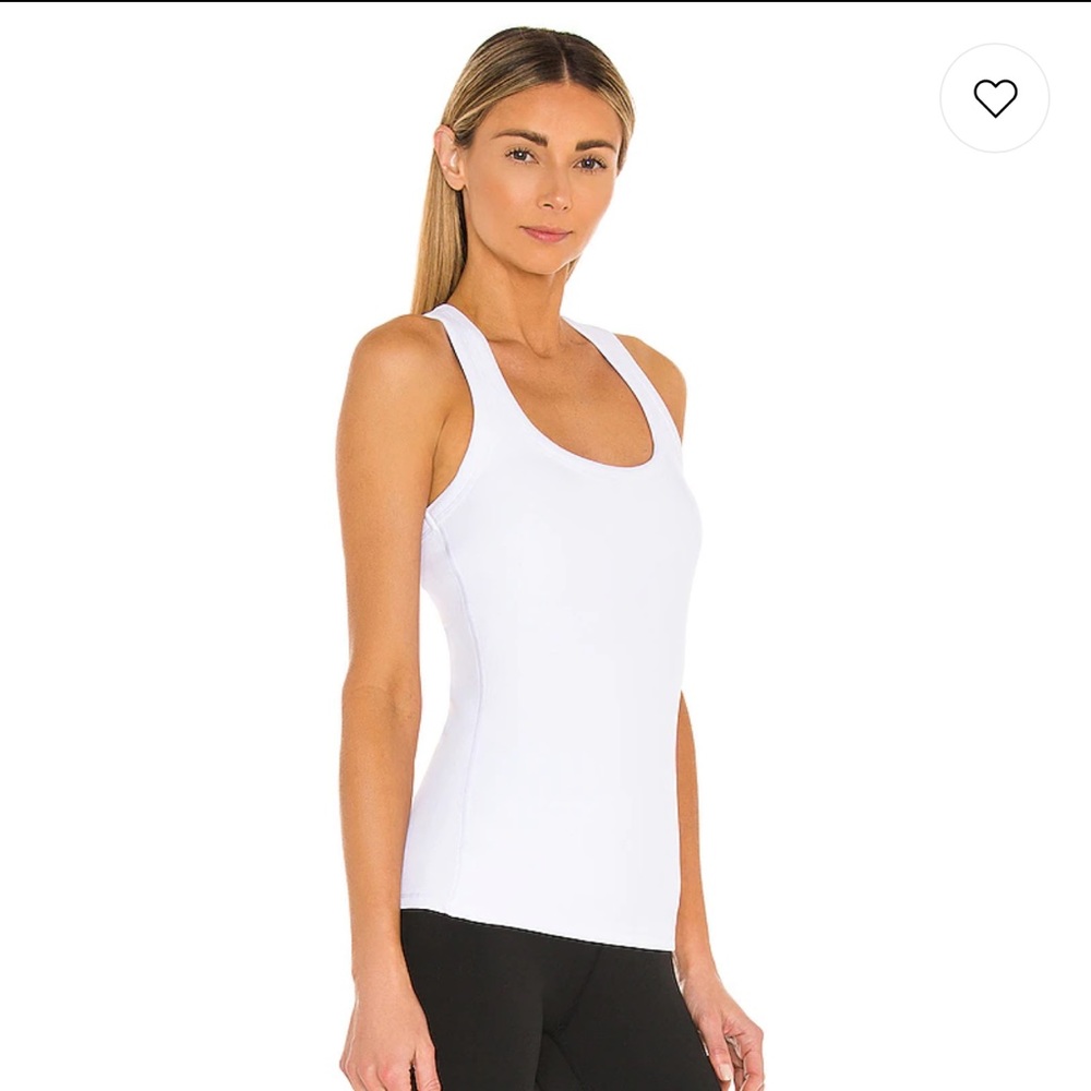 ALO RIBBED SUPPORT TANK - SAGE GREEN